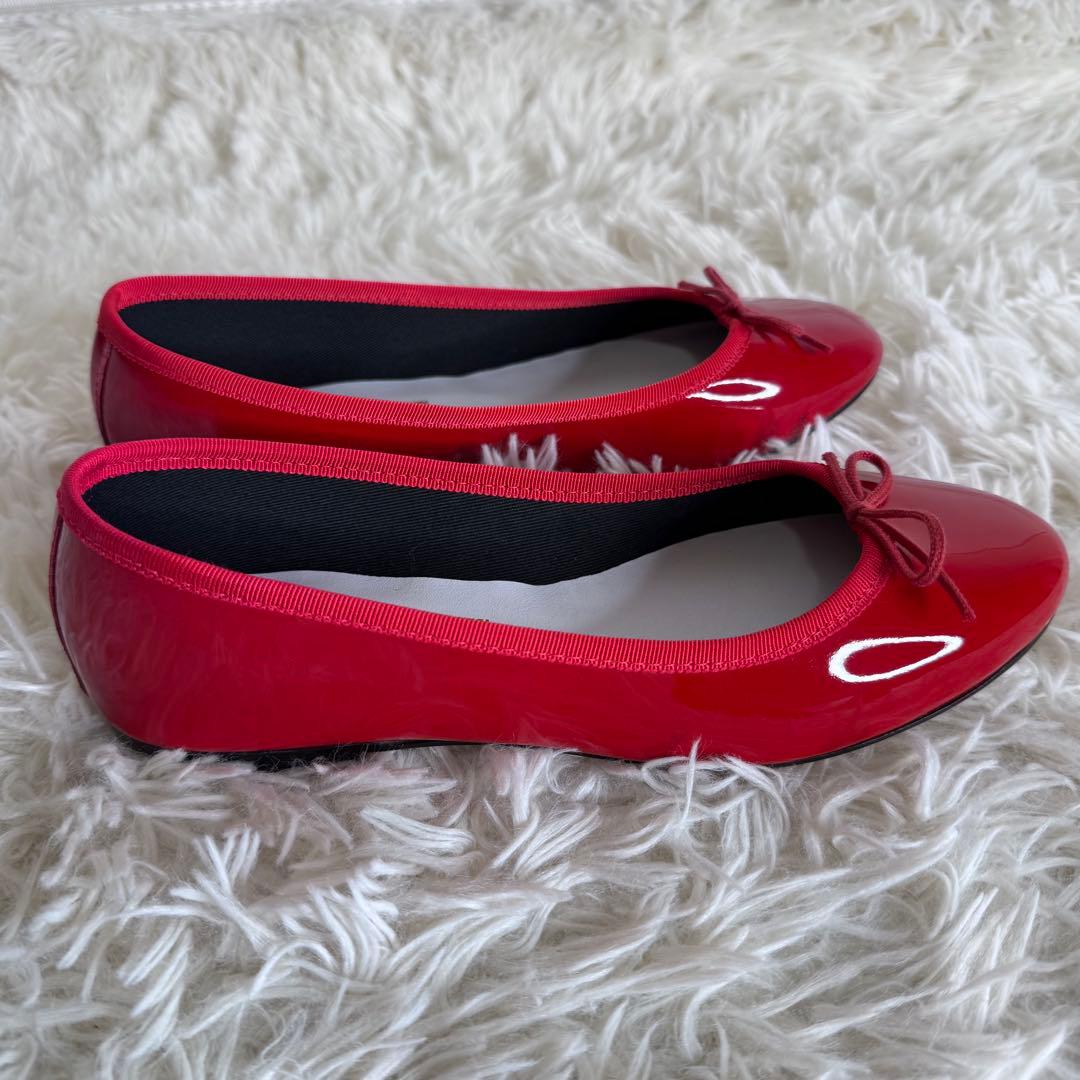【新品】CATWORTH カットワース バレエシューズ 赤 英国製
