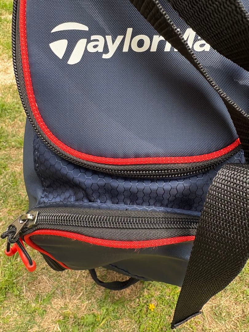 TaylorMade キャディバッグ ネイビー/レッド