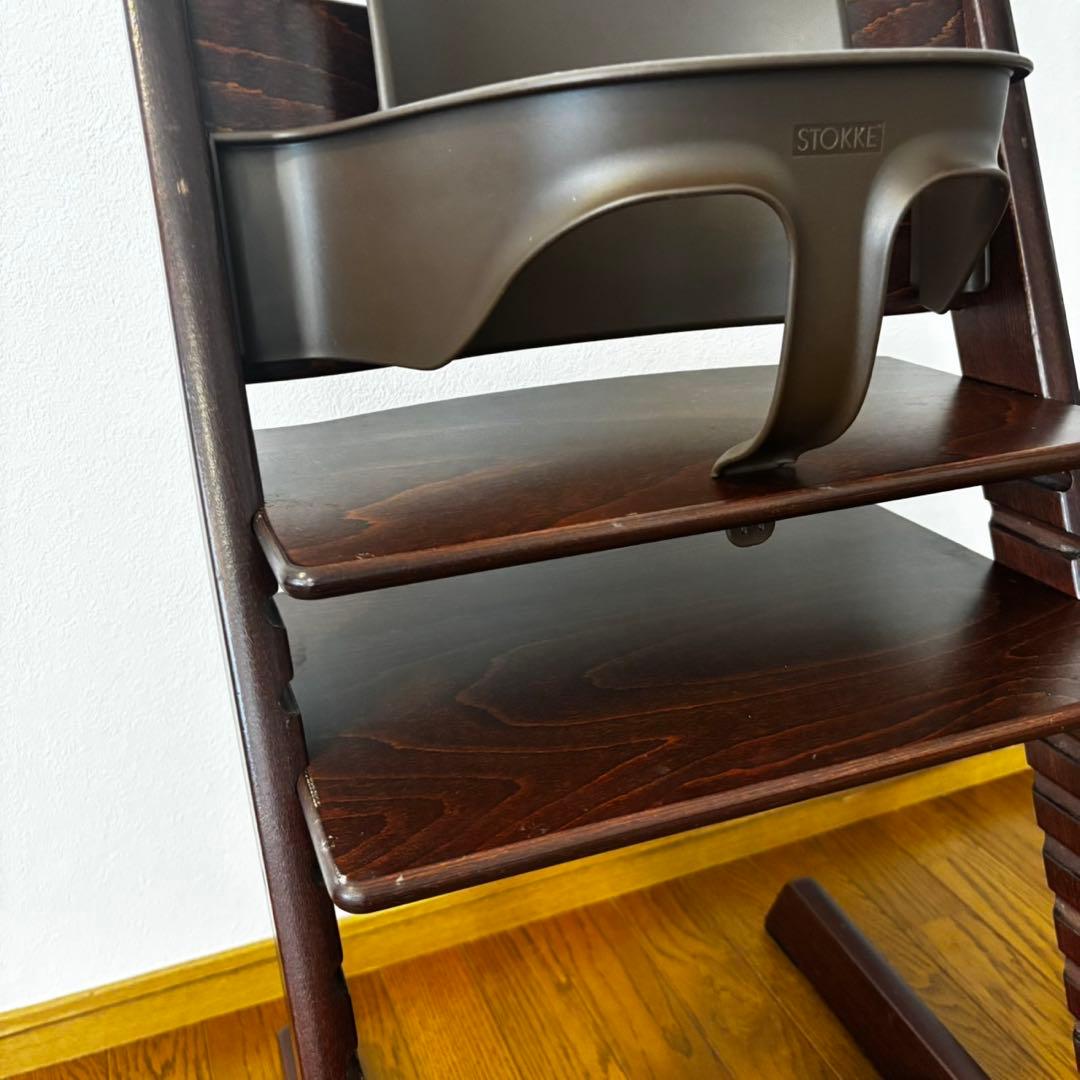 ストッケ　トリップ トラップ　ベビーチェア+ベビーセット　ウォールナット