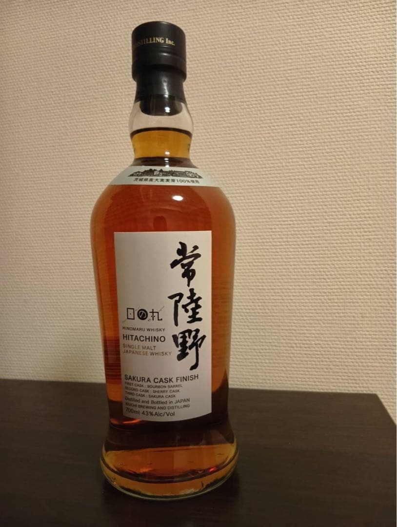 常陸野 サクラカスクフィニッシュ シングルモルトウイスキー