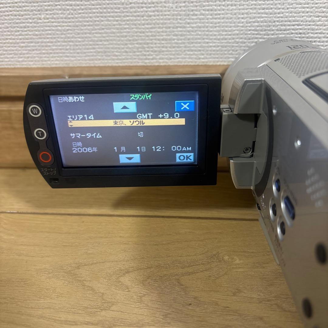 【動作品】 美品 SONY Handycam DCR-SR100 シルバーソニー