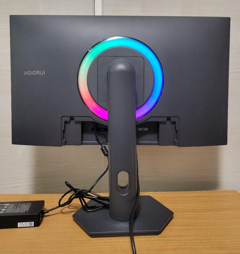 超美品KOORUI QD-MiniLED 27インチゲーミングモニター量子ドット