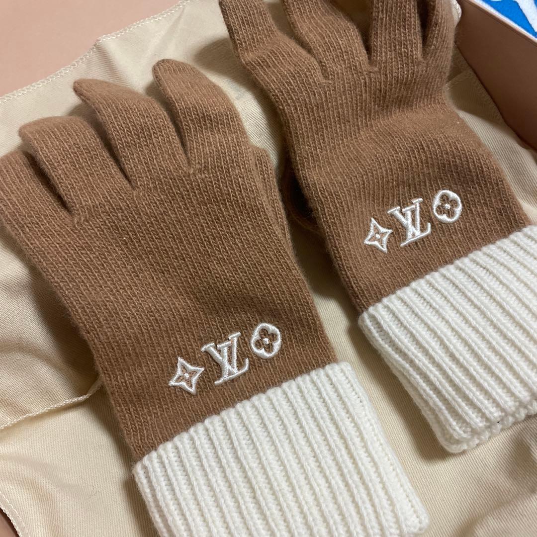 LOUIS VUITTONルイヴィトン　LV ヘッドライン グローブ　手袋