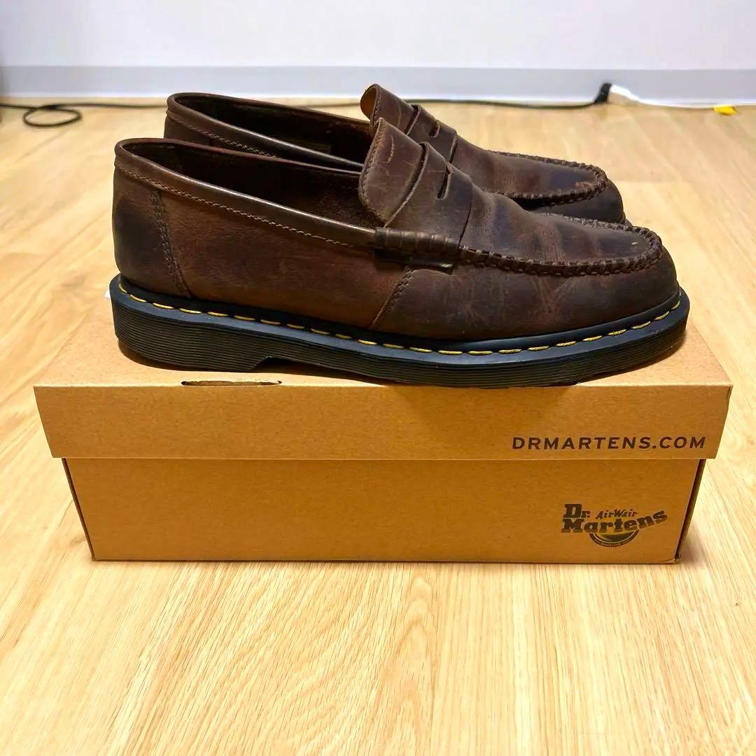 Dr. Martens ブラウン レザー ローファー