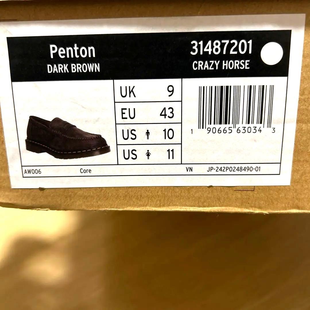 Dr. Martens ブラウン レザー ローファー