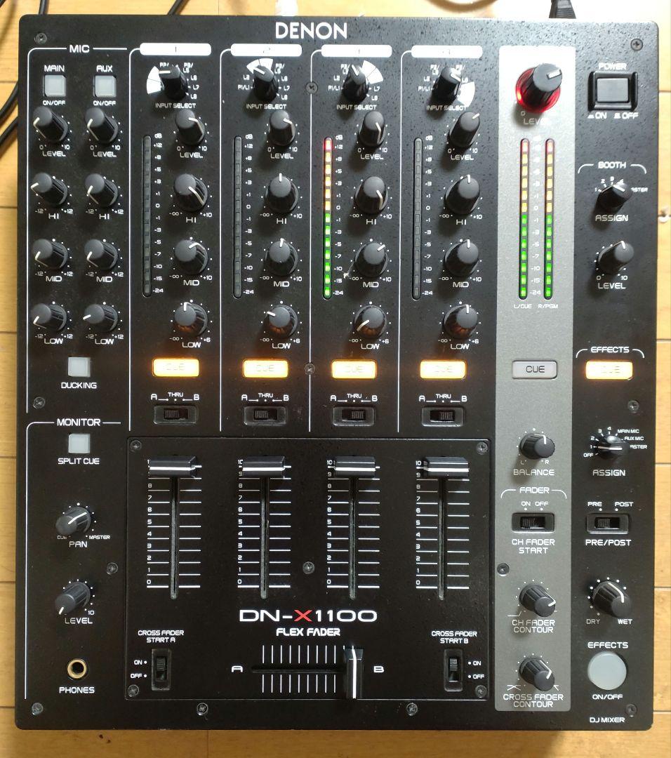 DENON DN-X1100 　動作確認済み　送料込み　DJミキサー 美品