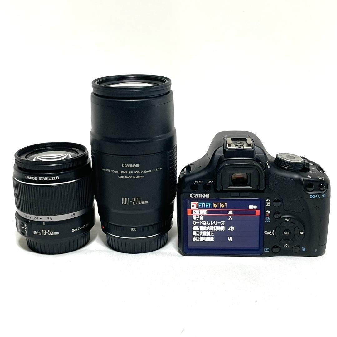 初心者デビューにおすすめ❣️ Canon EOS Kiss X3 ダブルレンズ