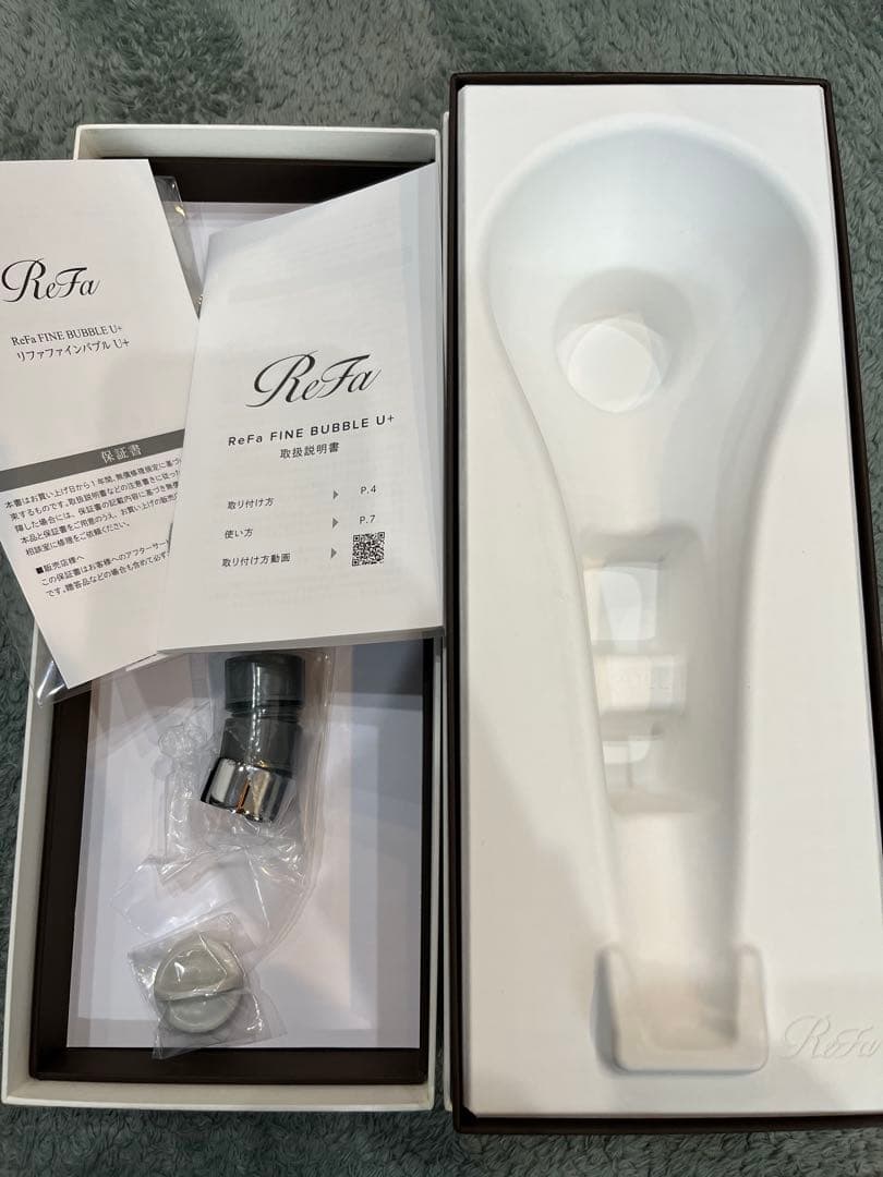 ReFa FINE BUBBLE U+ 止水モデル シャワーヘッド シルバー