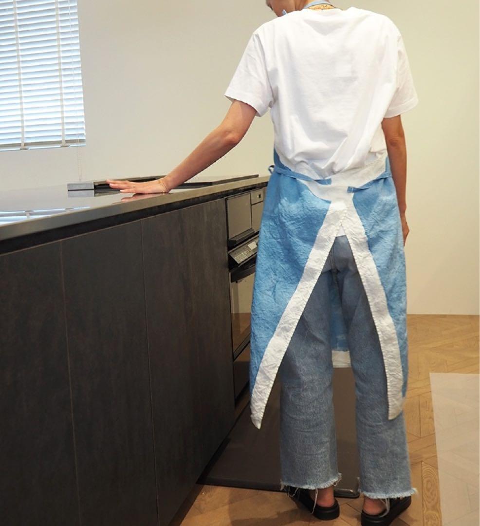 ベルトッツィ　BERTOZZI 手刷り　エプロン ピエノ　イタリア