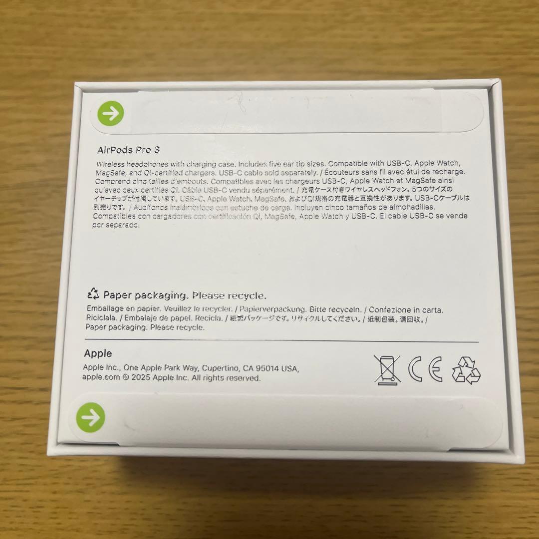新品未開封/AirPods Pro 3 本体 イヤホン