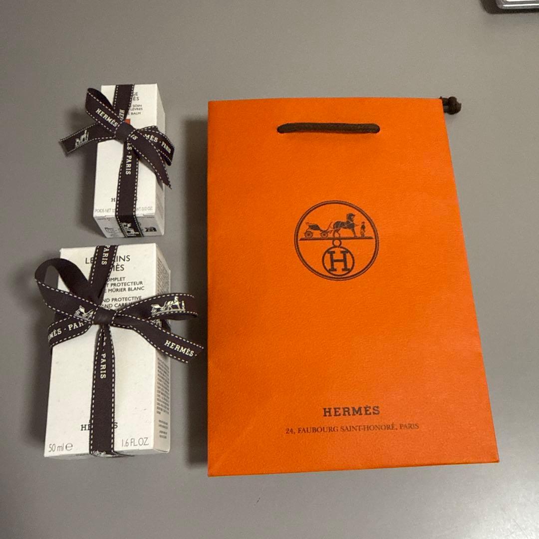 レマンエルメス　ハンドクリーム と　ルージュエルメス　リップバーム　2点セット