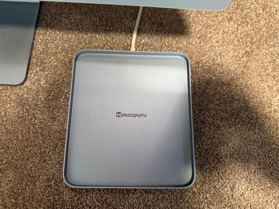 iMac ブルー 24-inch M3 2023 4port, Dock付