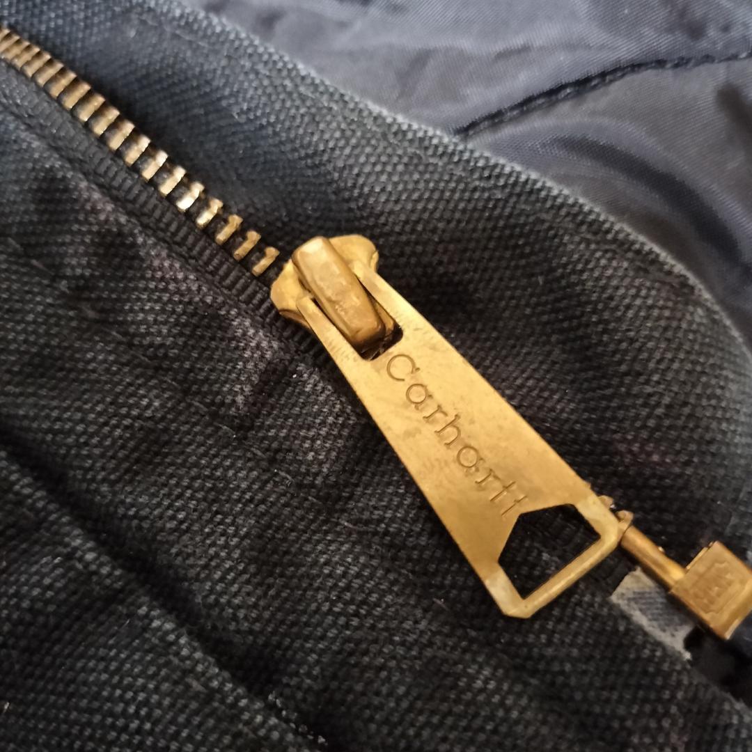 Carhartt WIP ダックベスト 黒 L ペンキ飛び ボロ グランジ