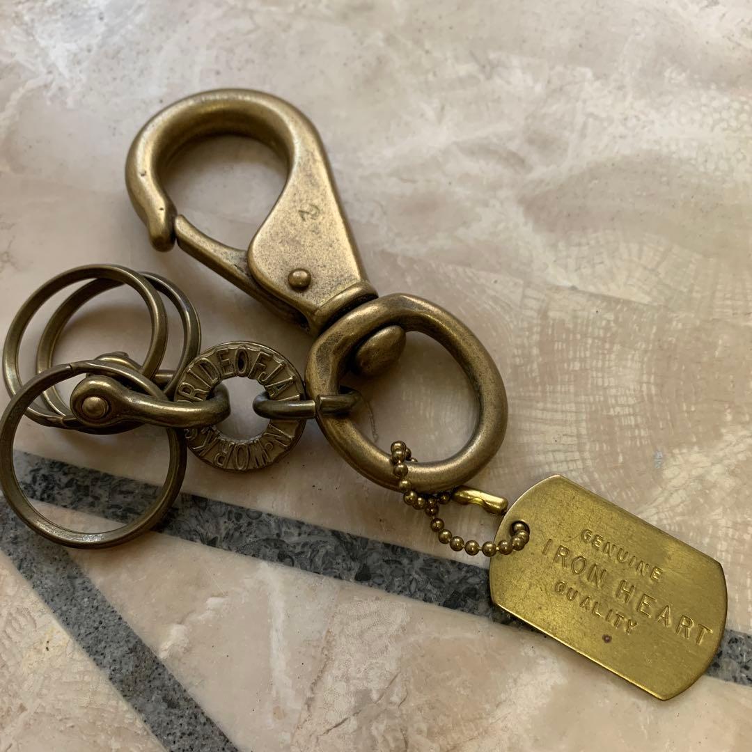 アイアン　ハート　キーリング(キーホルダー)