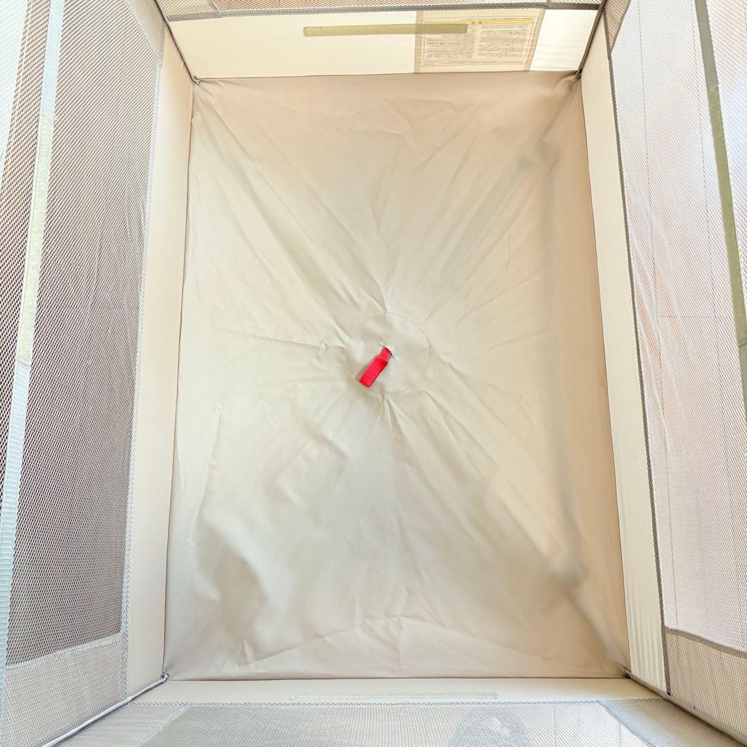 【動作良好・匿名配送】アップリカ ココネルエアー ベビーベッド ココア