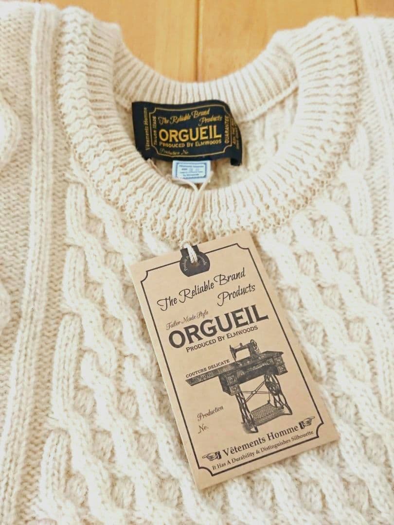 オルゲイユ ケーブルニットベスト (38)