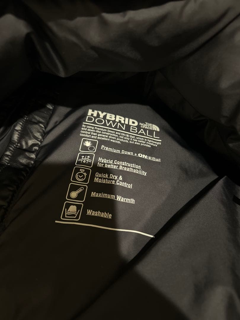 希少　THE NORTH FACE ブラック ダウンベスト L