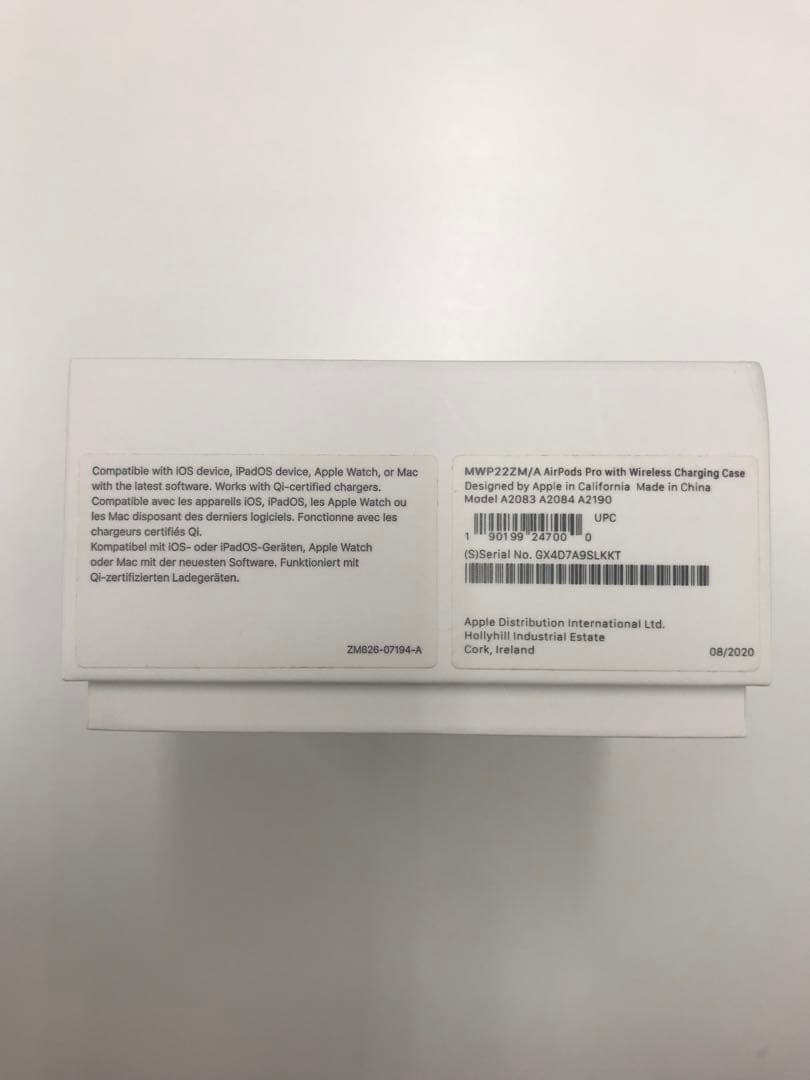 AirPods Pro (第一世代) MWP22ZM/A