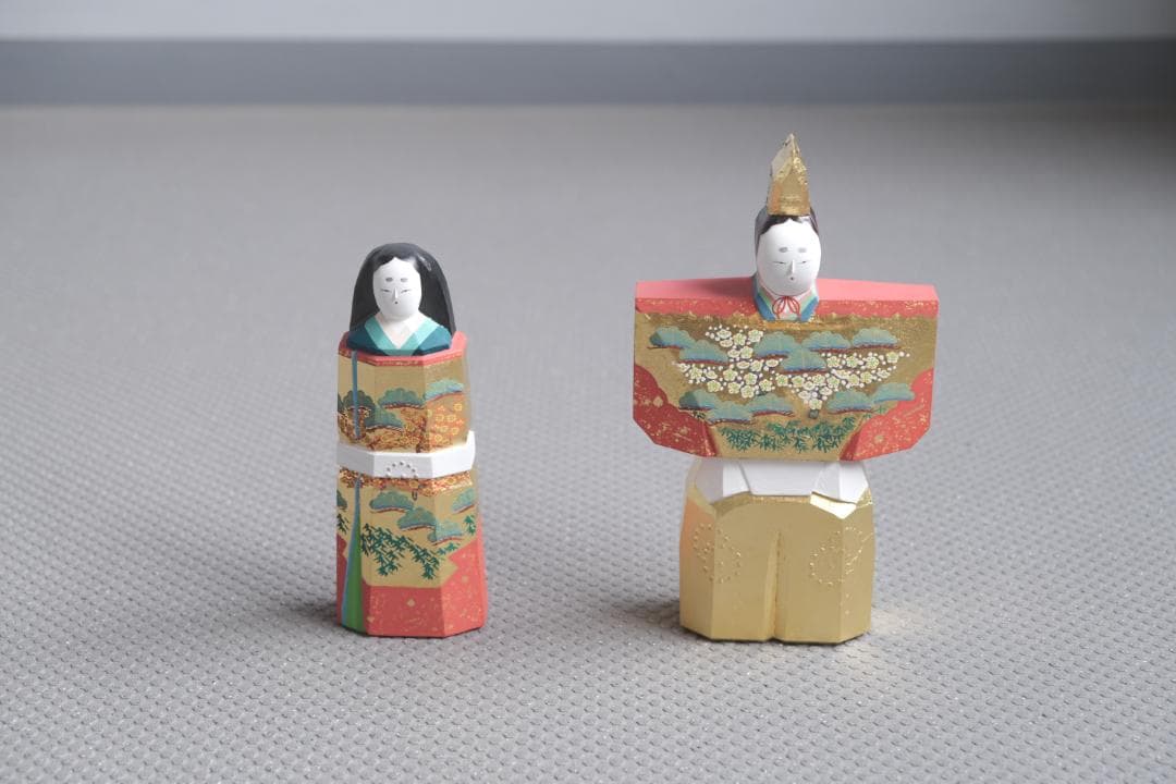 一刀彫 立雛（6号）大矢由造 作｜誠美堂・大人のための雛人形