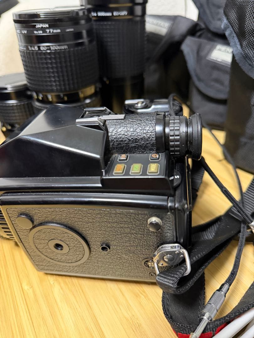 PENTAX 645 コンバータ2種/ レンズ6本　防湿庫保管