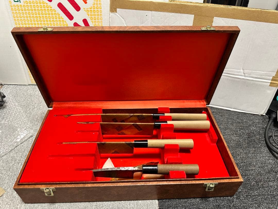 【未使用品】堺秀岳 高級和包丁 料理包丁　4点セット