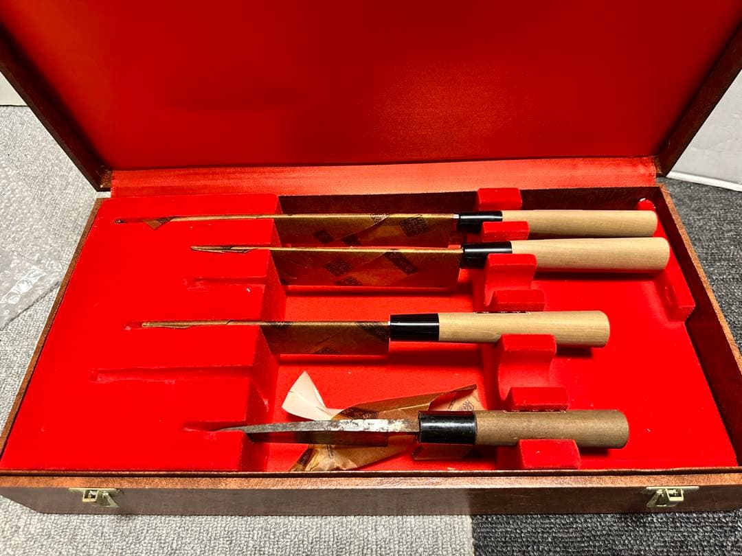 【未使用品】堺秀岳 高級和包丁 料理包丁　4点セット