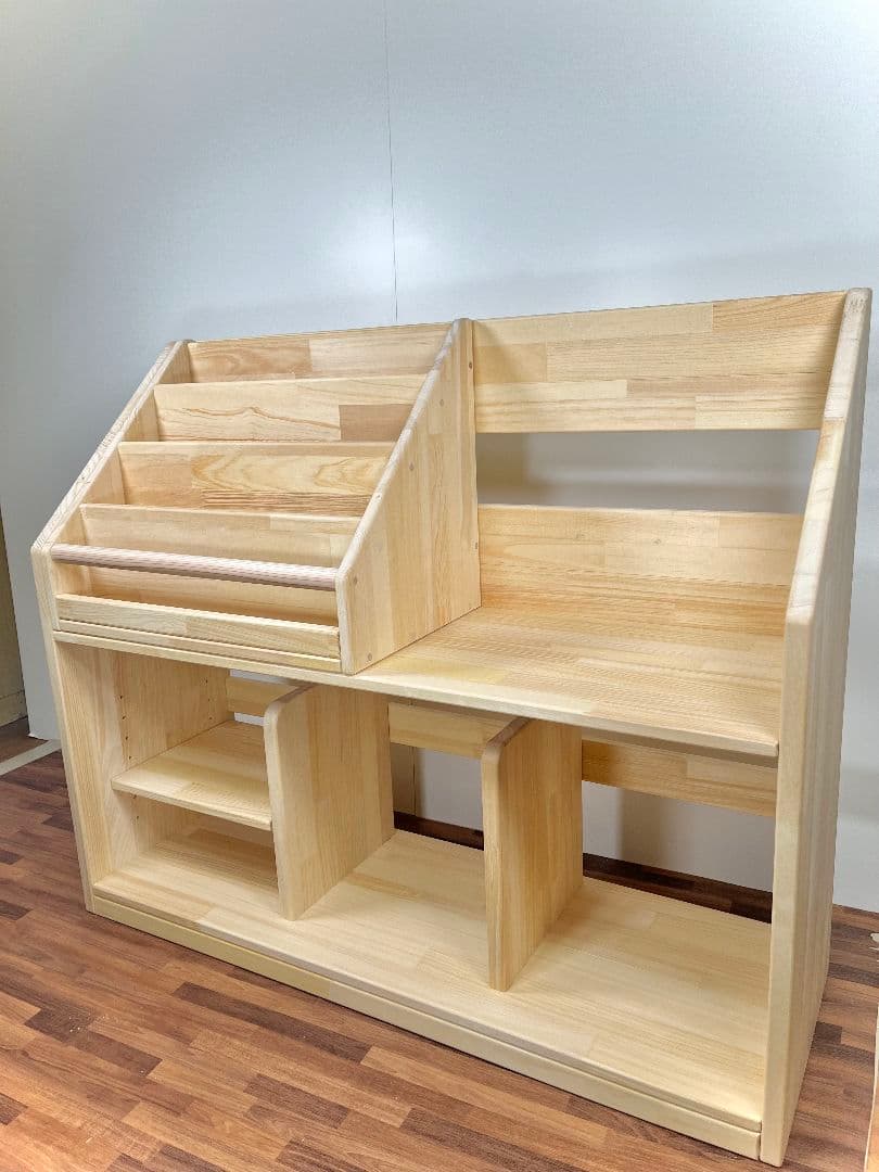 絵本棚　絵本棚部分取り外しタイプ　60日発送