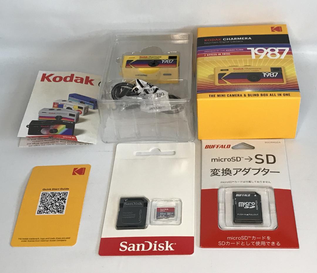 Kodak Charmera キーチェーンデジタルカメラ イエロー　micoSD