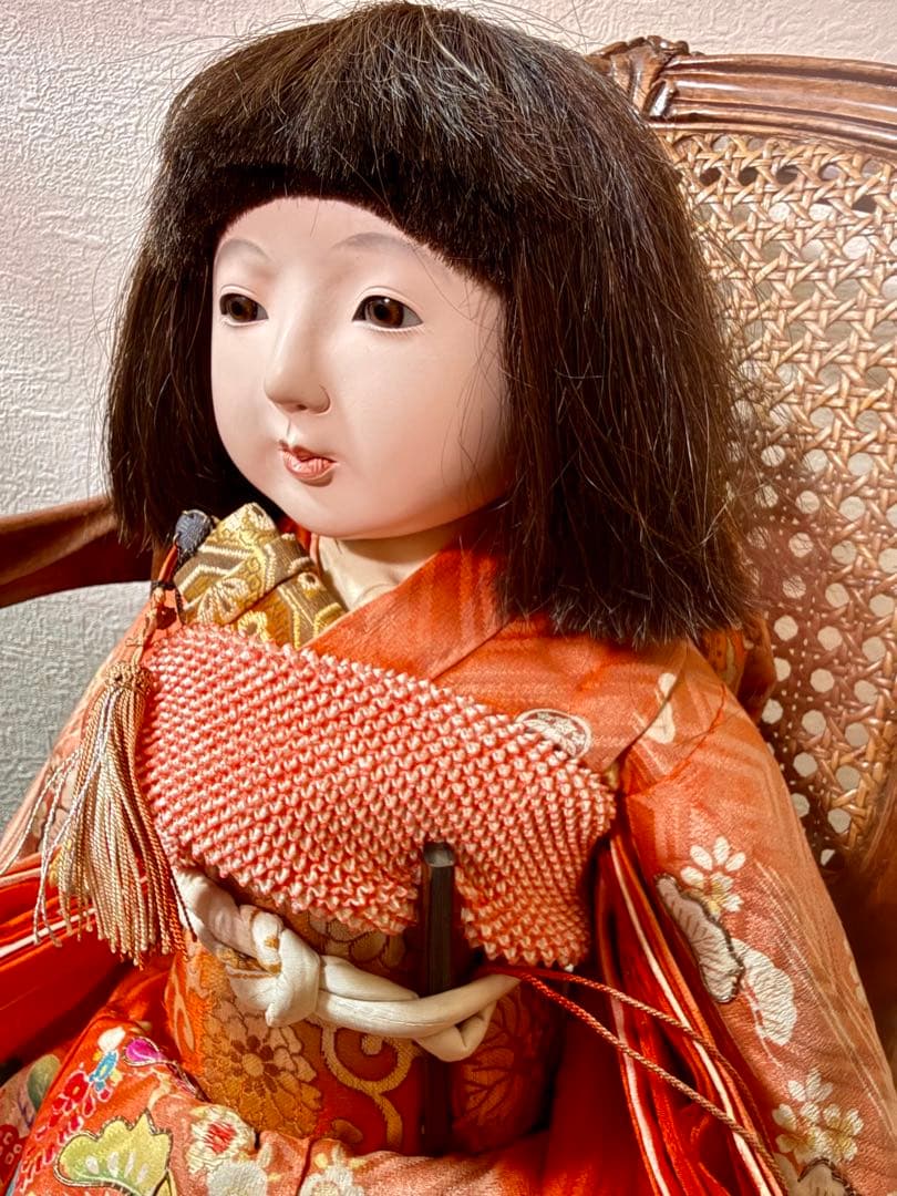 【パンダさま専用】市松人形 玉水 50cm 人形液 昭和初期 アンティークドール