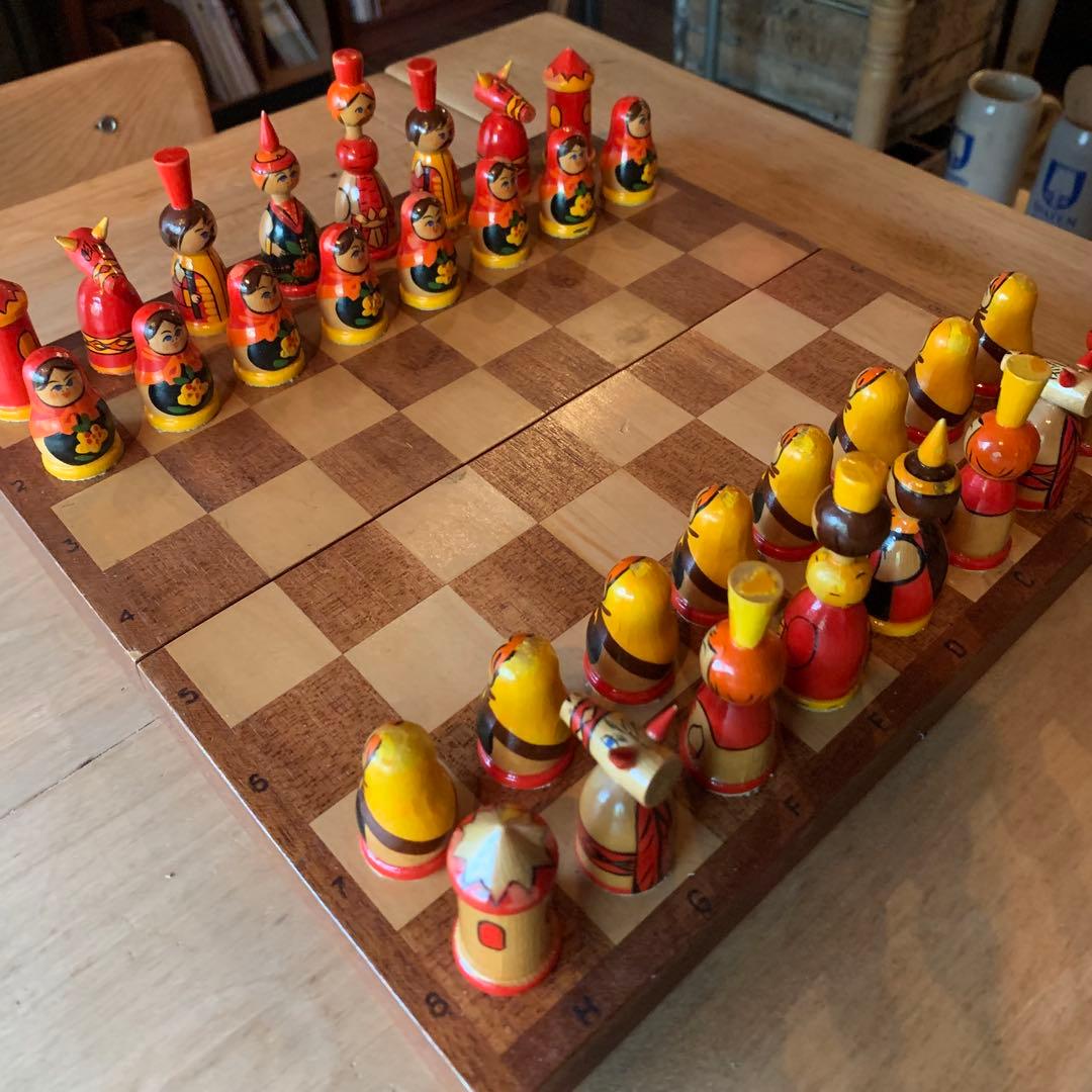旧ソビエト製マトリョシカチェスセット