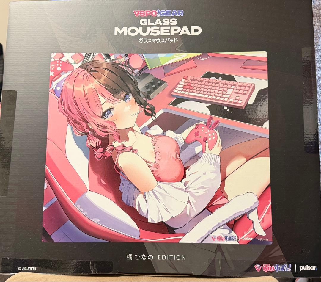 Vspo ぶいすぽ ガラスマウスパッド 橘ひなの Edition