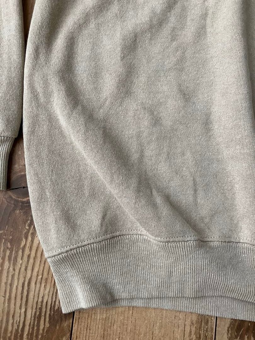Hanes ヘインズ スエット L 42-44 ベージュ 80s 猫柄 USA製