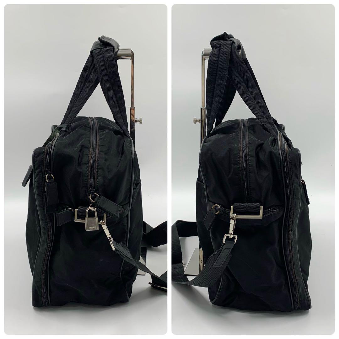 【✨美品✨】プラダ 2way ブリーフケース 三角ロゴ ナイロン ブラック