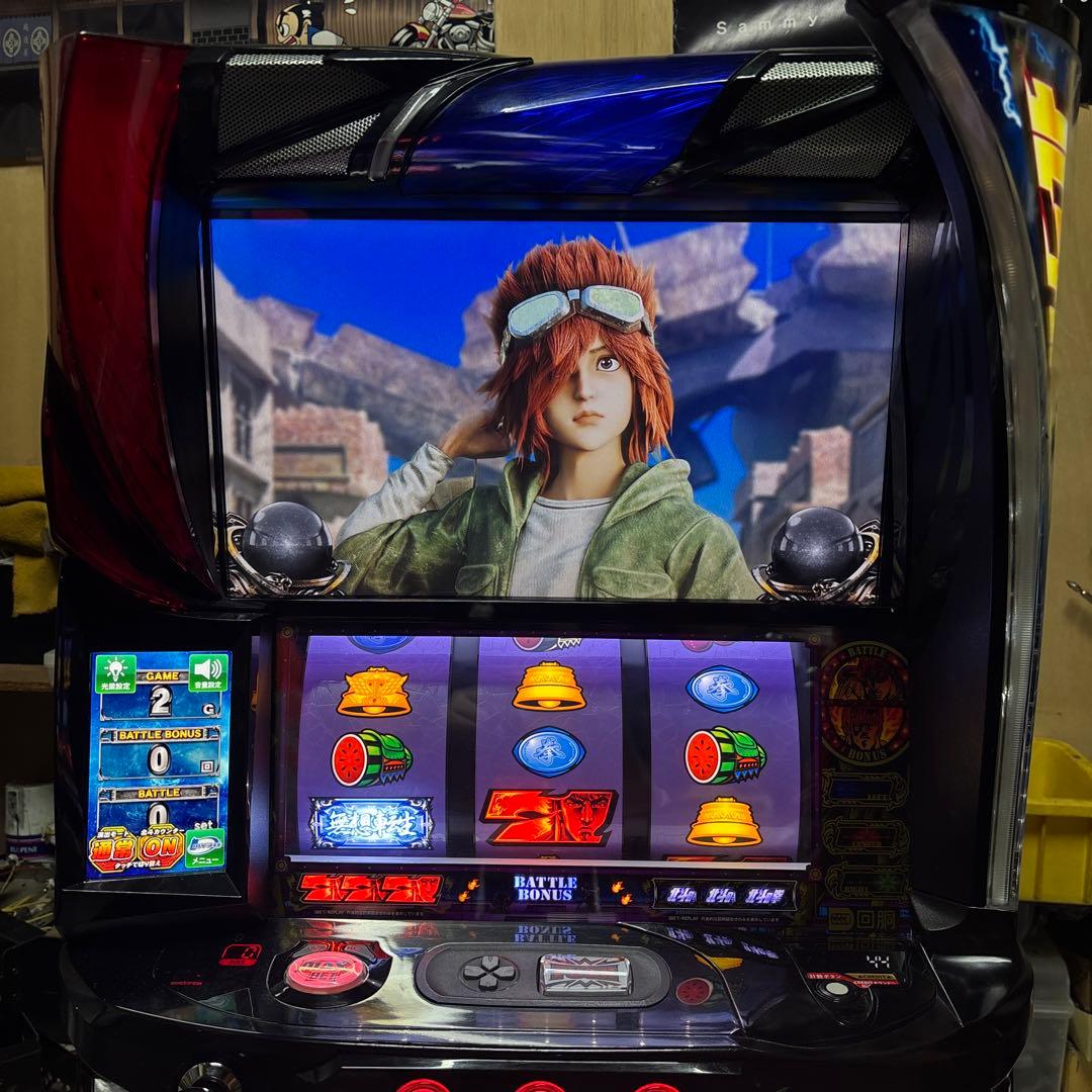 Lパチスロ北斗の拳AD XR 簡易ユニット付き　実機