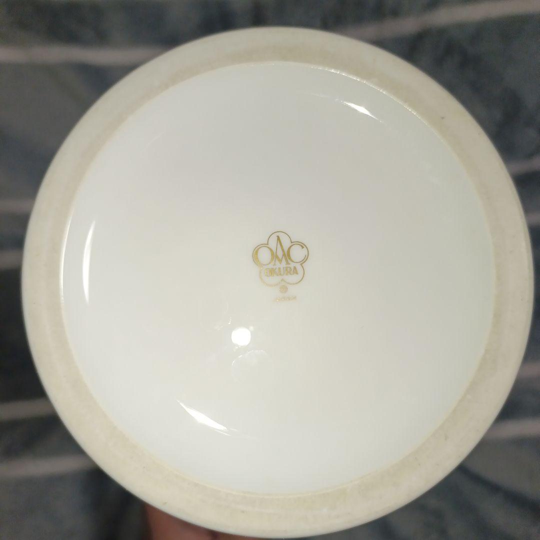 大倉陶園　ブルーローズ　花瓶　35cm