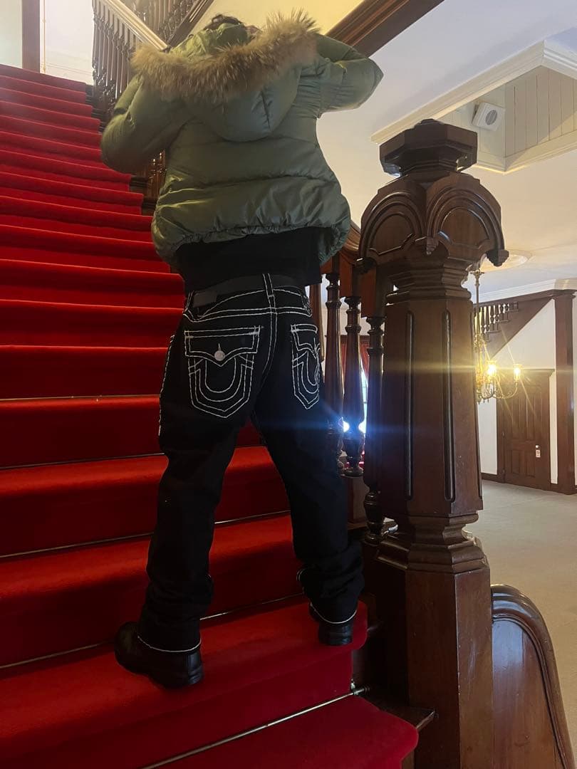 true religion ricky straight ブラック　正規品