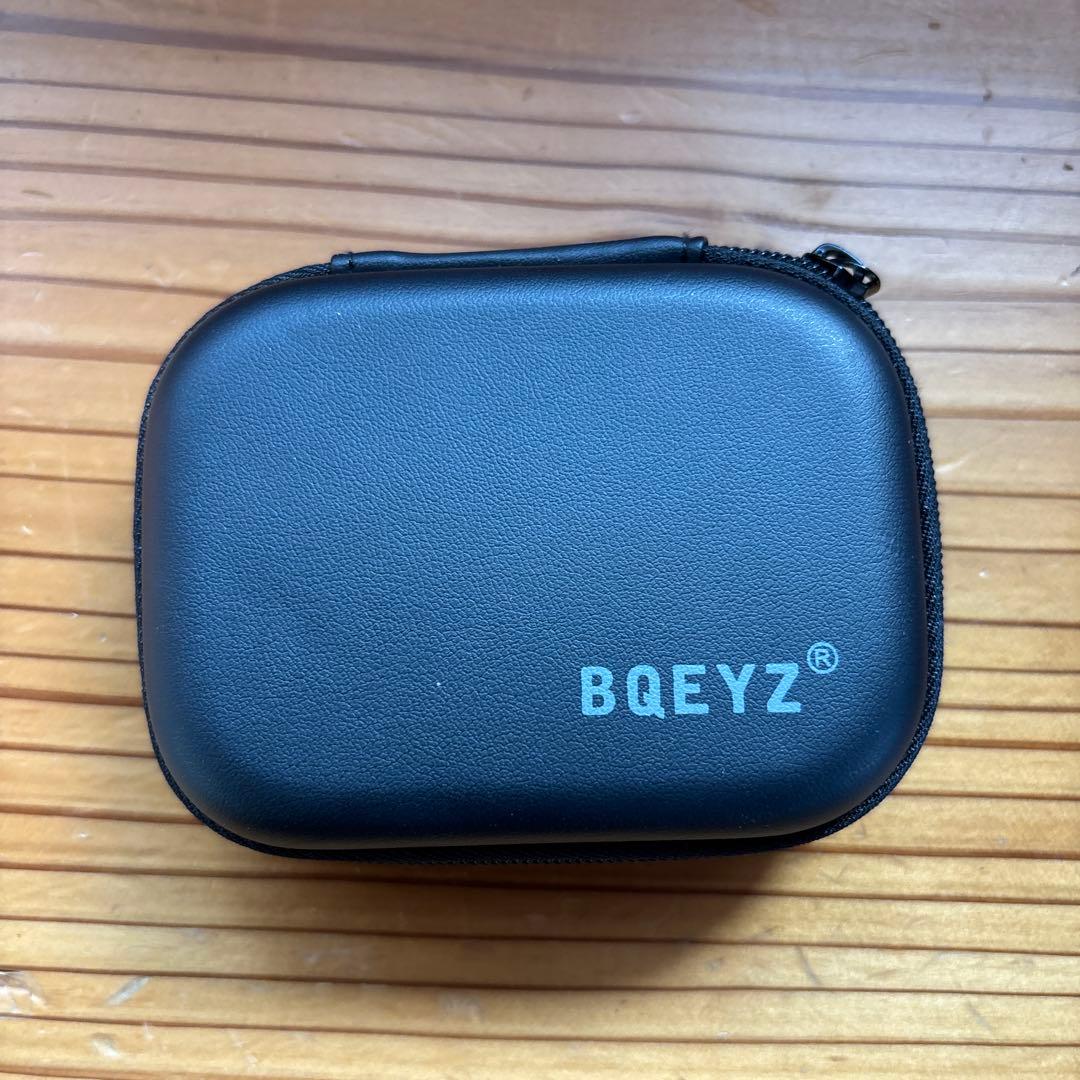 BQEYZ 有線イヤホン ピンク ケーブル