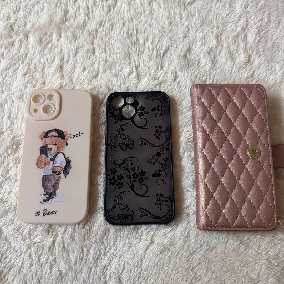 (バッテリー87%)Apple iPhone 13 本体 女性使用ケース３点付