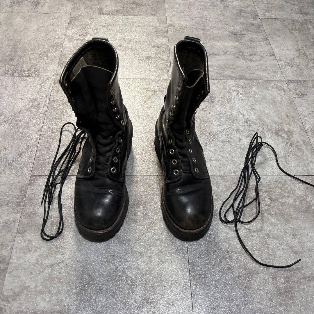 redwing ロガーブーツ　ブラック　ヴィンテージ　アメカジ　オールブラック