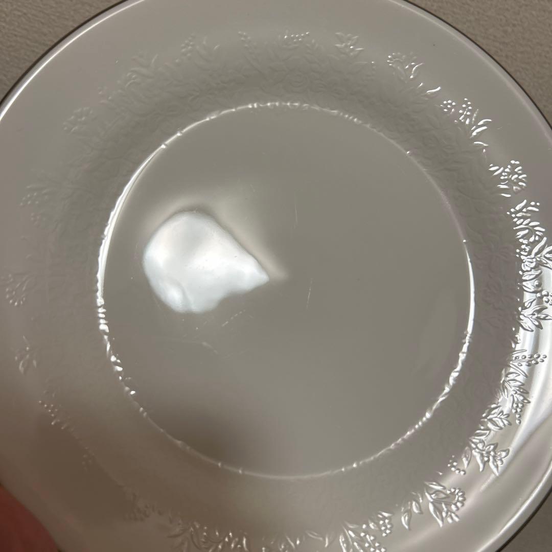 ウェッジウッド　シルバーアーミン　デザートプレート　20.5cm