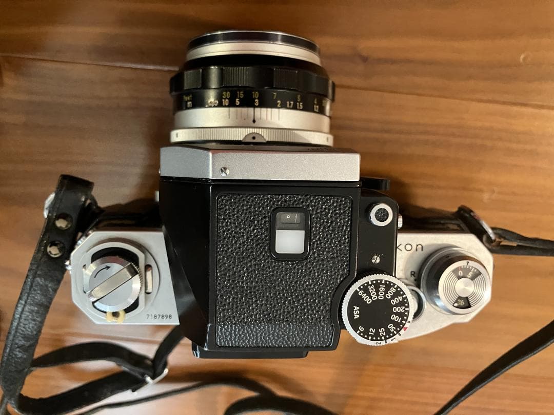 【ジャンク】Nikon F 一眼レフカメラ Nikkorレンズ付き