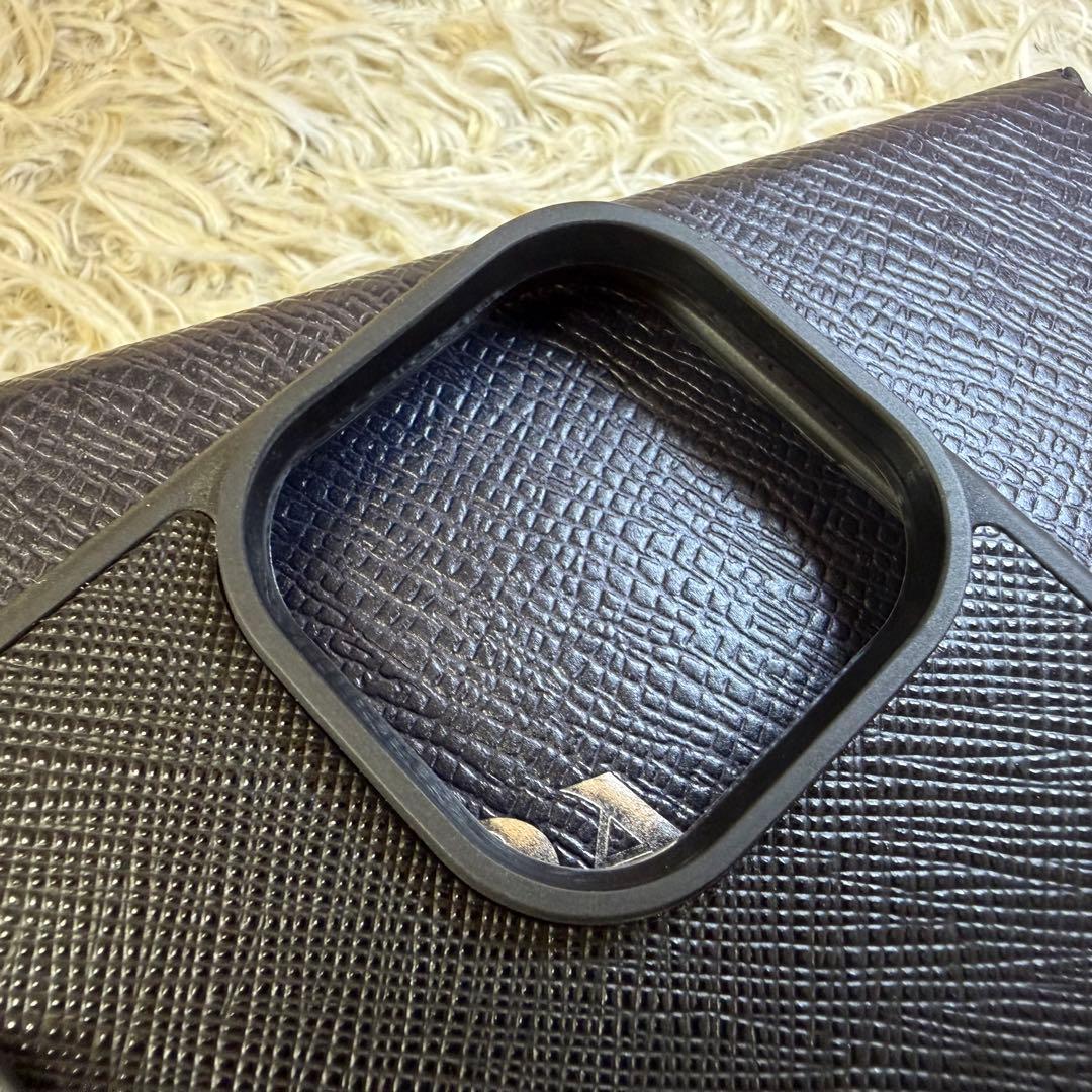 ☆極美品☆PRADA プラダ　iPhoneケース サフィアーノレザー　三角ロゴ