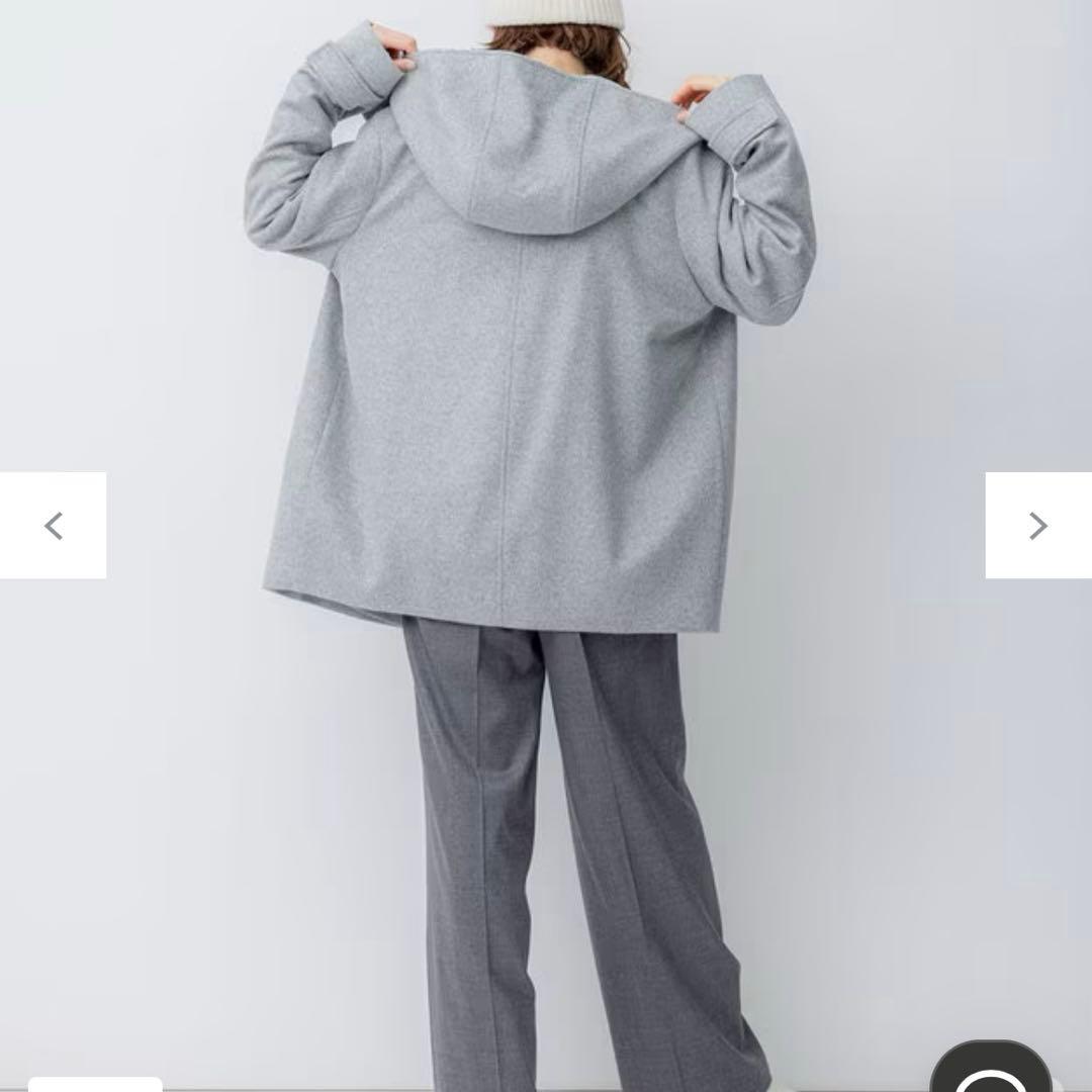 23区ウールカシミヤビーバー フード付き ショートコート