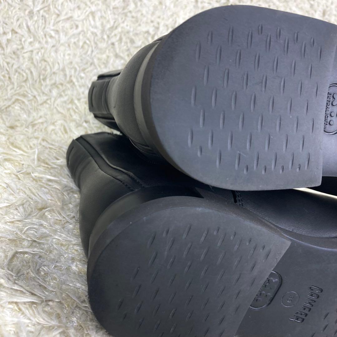 『極美品』カンペール IMAN イマン サイドゴアブーツ　ブラック　レザー　25