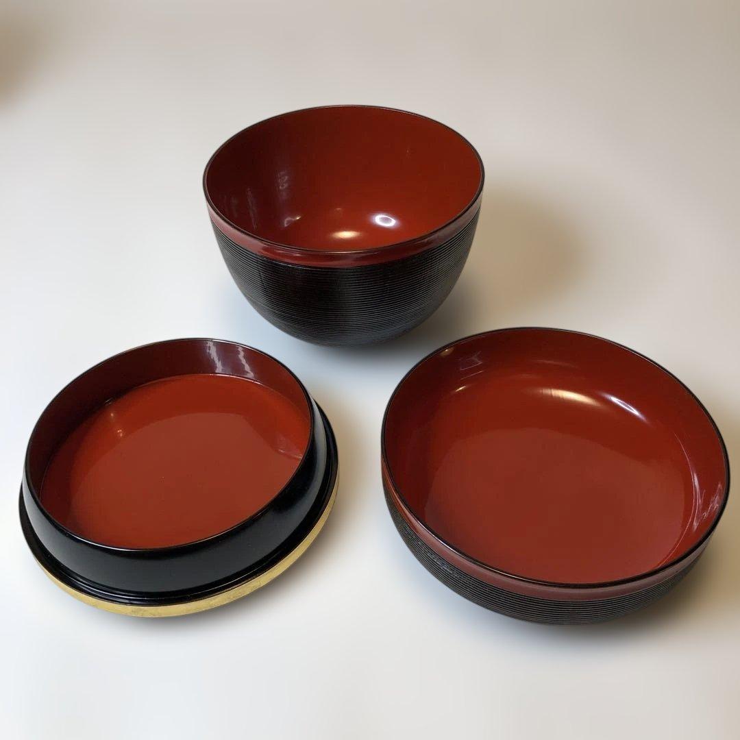 【最終値下】信玄弁当 天然木製 漆塗 6客セット 未使用