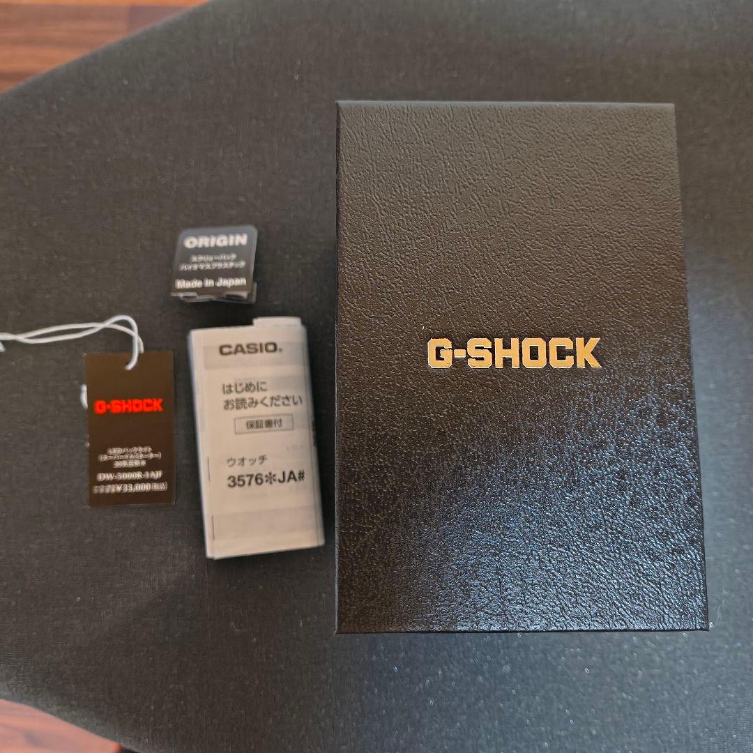 G-SHOCK カシオ CASIO DW-5000R-1AJF 復刻モデル