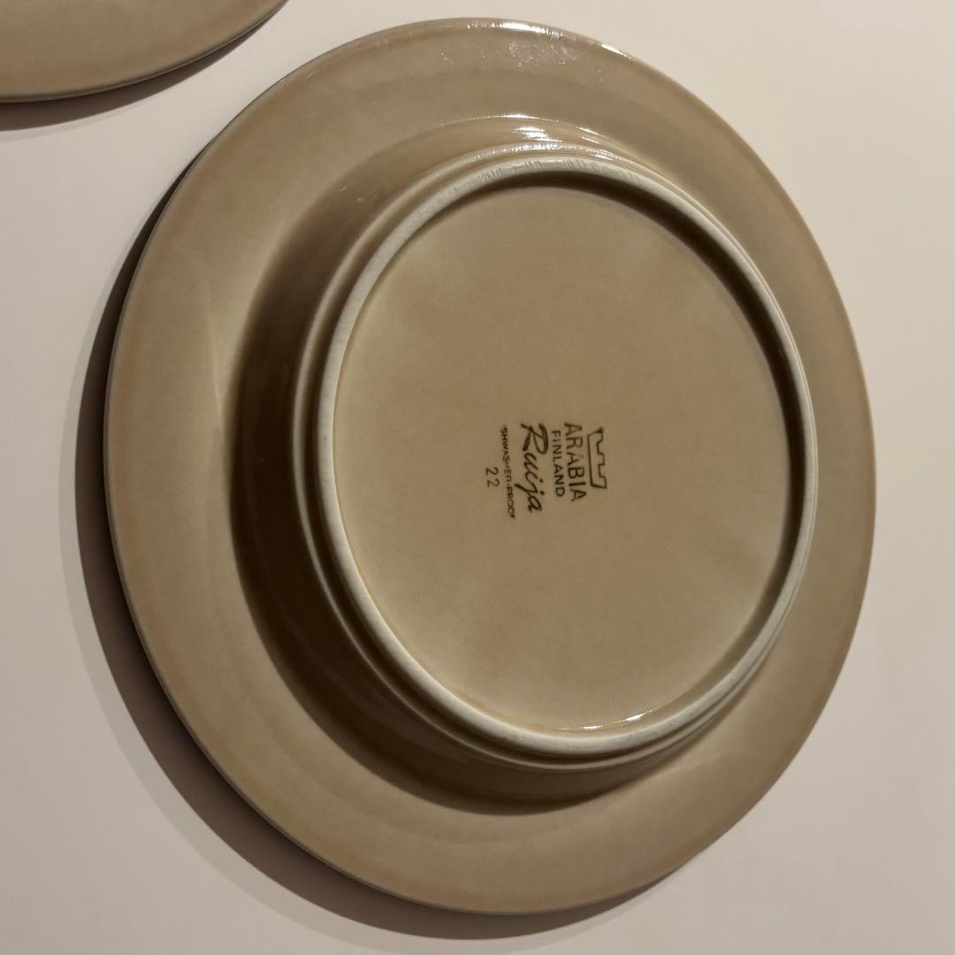 【美品】Arabia Ruija デザートプレート 20cm 4枚セット