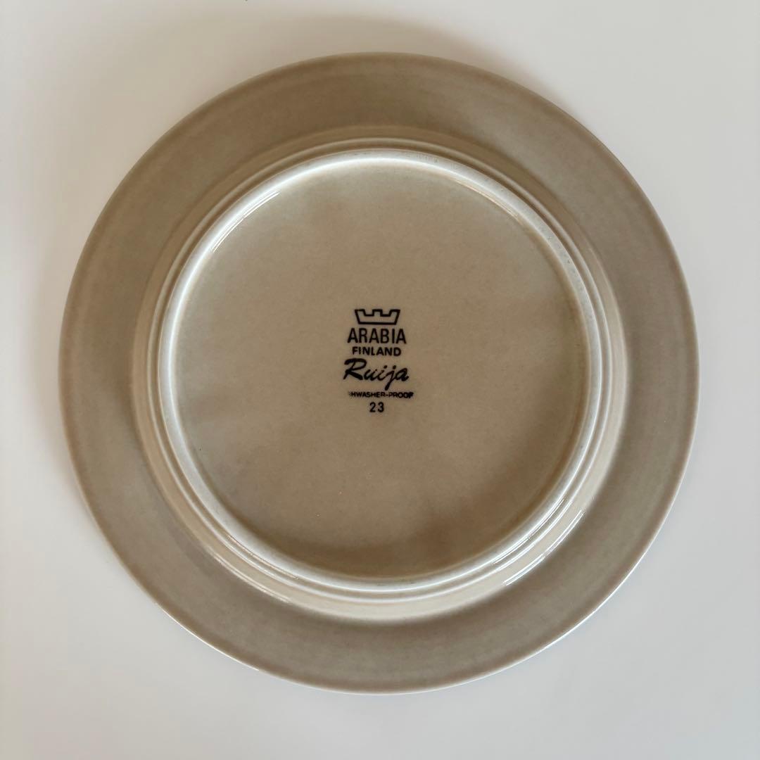 【美品】Arabia Ruija デザートプレート 20cm 4枚セット