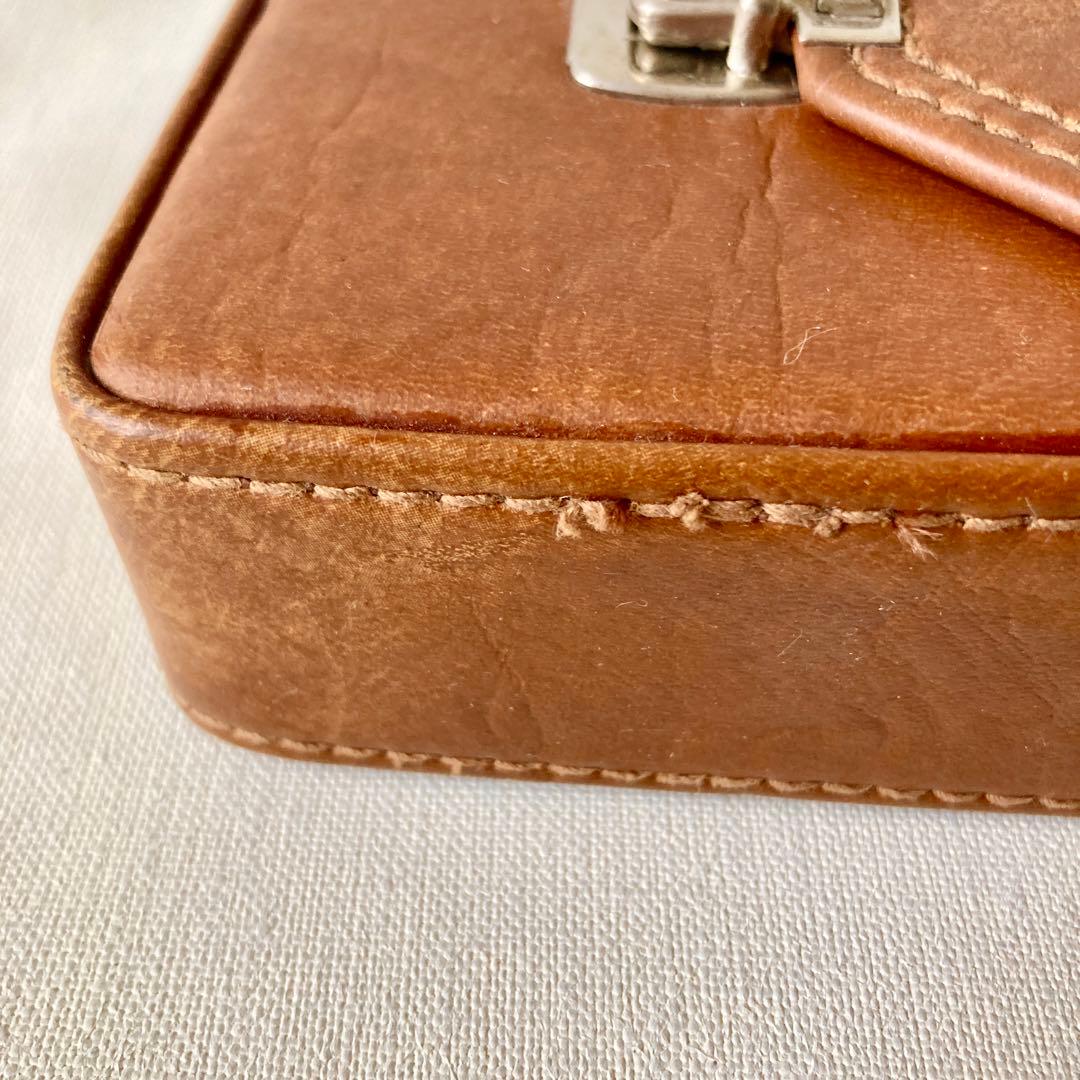 美品 Polaroid SX-70 白茶 整備済 レザーケース付き ポラロイド