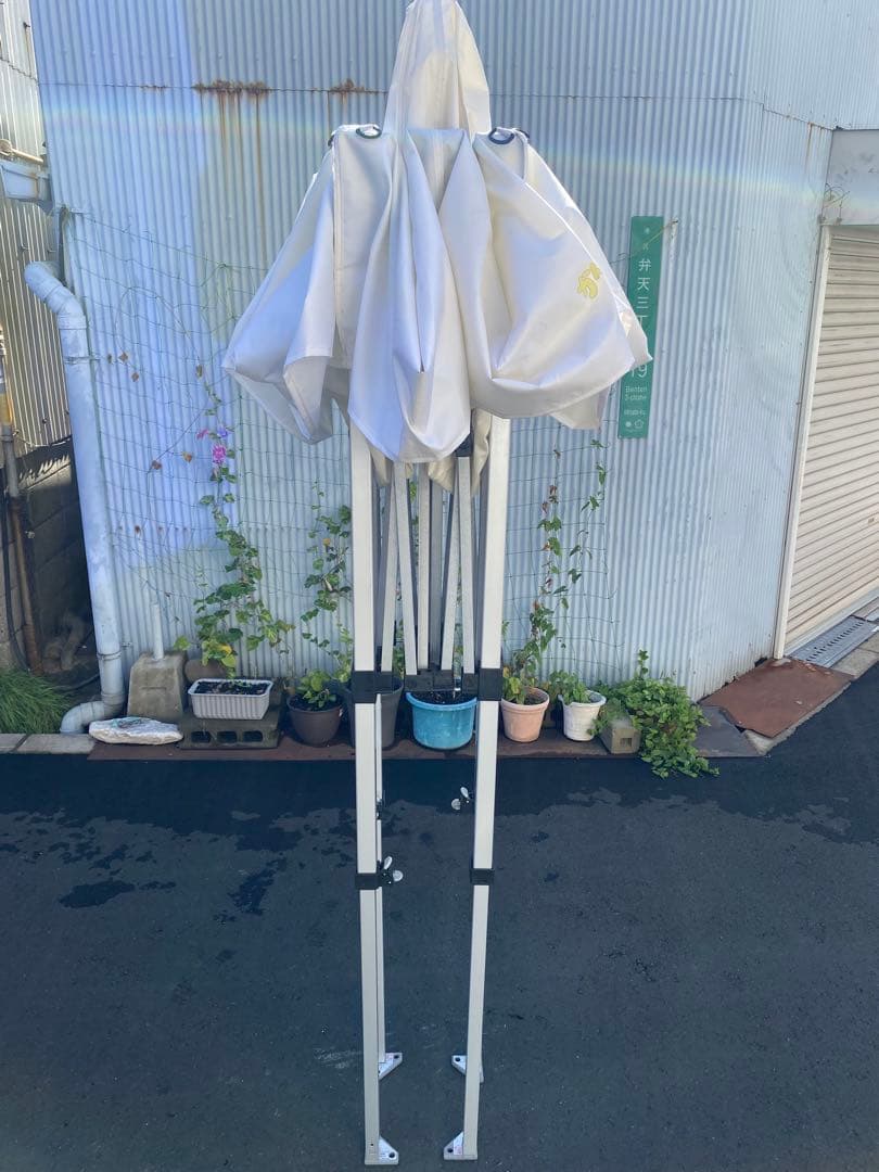 小*え様 かんたんてんと　折りたたみ式ホワイトテント